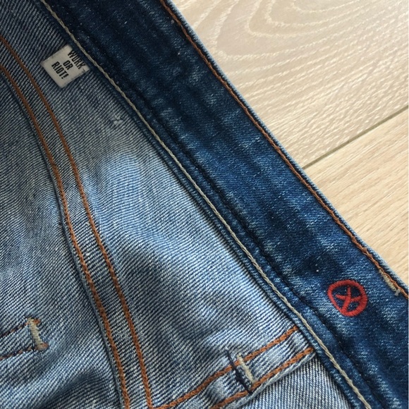 Sinclair MFGRP. Made in USA Distressed Jeans Size 26 - Picture 15 of 15